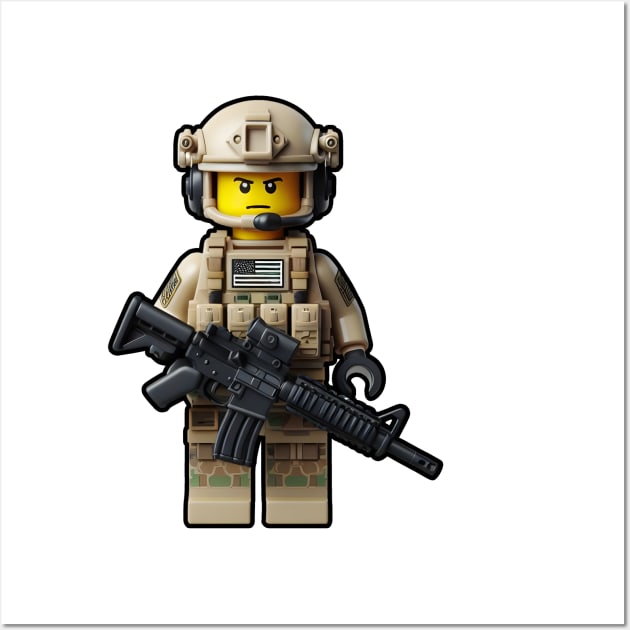 Tactical LEGO Wall Art by Rawlifegraphic